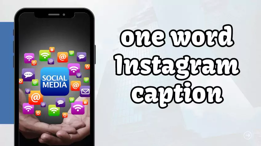 one word Instagram caption