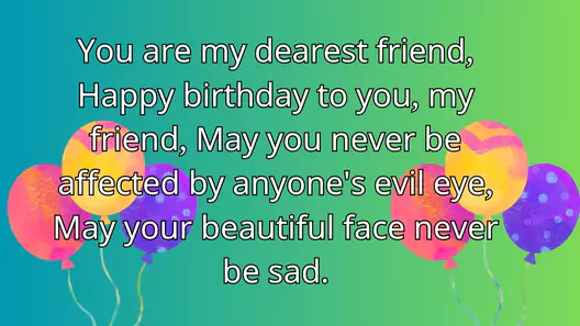 Best friend birthday wish